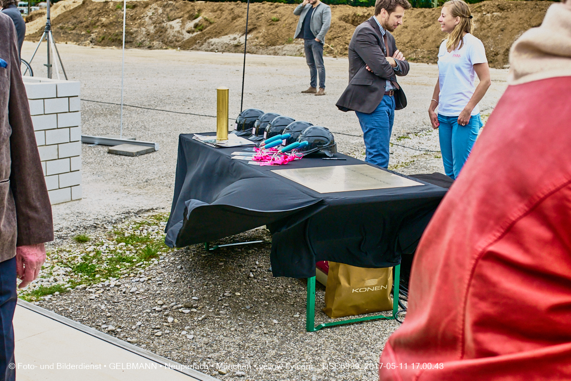 11. Mai 2017 - Grundsteinlegung für die LOGE und dem Kulturquadrat in Neuperlach